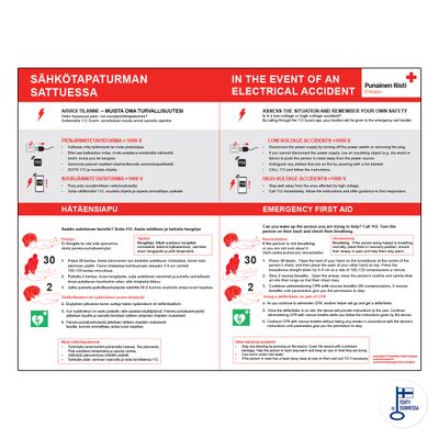 Juhised elektrilöögi korral FI ja ENG Juhised elektrilöögi korral FI ja ENG