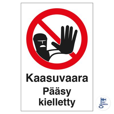 Gaasioht Keelatud juurdepääs Gaasioht Keelatud juurdepääs