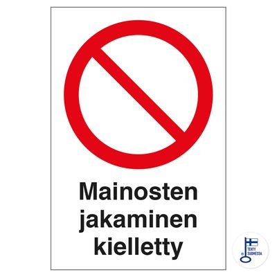 Reklaamide jagamine keelatud Reklaamide jagamine keelatud