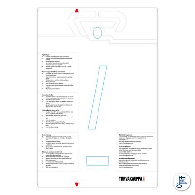 Üksikud šabloonid 200mm