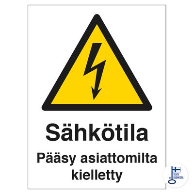 Elektriline tsoon. Volitamata isikutel juurdepääs keelatud Elektriline tsoon. Volitamata isikutel juurdepääs keelatud
