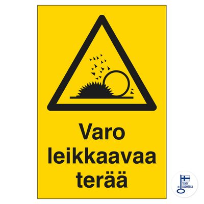 Ole ettevaatlik terava lõiketeraga Ole ettevaatlik terava lõiketeraga