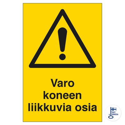 Olemas liikuvate masinakomponentide suhtes ettevaatlik Olemas liikuvate masinakomponentide suhtes ettevaatlik