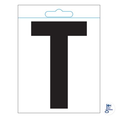 Lahtine täht T kleebis 100 mm Lahtine täht T kleebis 100 mm