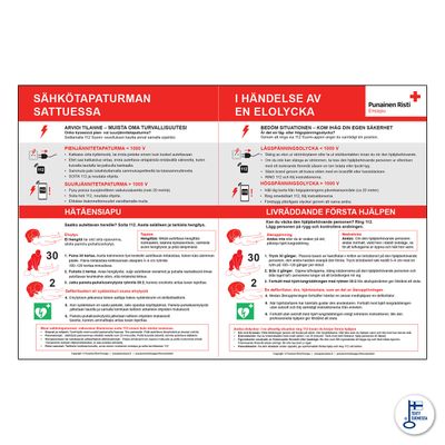 Juhised elektrilöögi korral FI ja SE