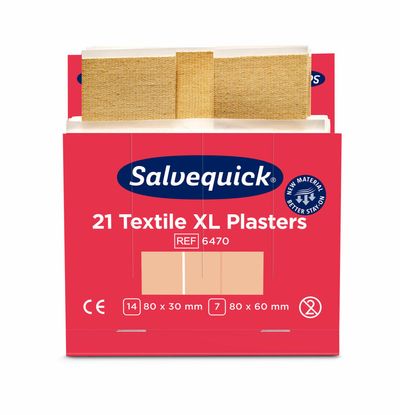 Salvequick suur kangasplaaster (6 x 21 tk)