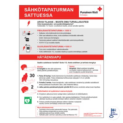 Juhised elektrilöögi korral FI Juhised elektrilöögi korral FI