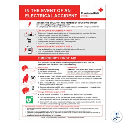 Juhised elektrilöögi korral EN