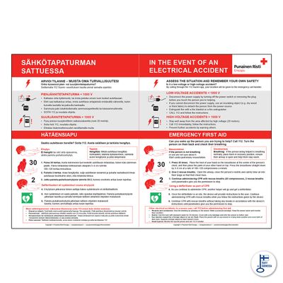Juhised elektrilöögi korral FI ja ENG