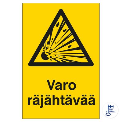 Hoiatavat plahvatusohtlikku Hoiatavat plahvatusohtlikku