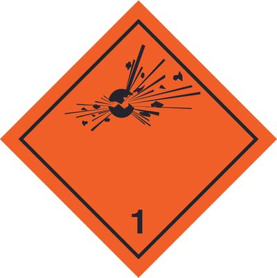 ADR 1 Plahvatusohtlik ADR 1 Plahvatusohtlik