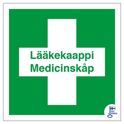 Esmaabimärk, ravimikapp medicinskåp Esmaabimärk, ravimikapp medicinskåp