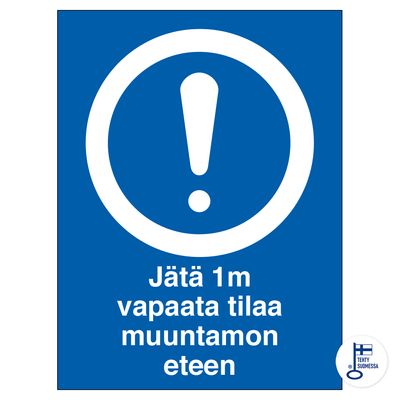 Jäta muunduri ette 1 m vaba ruumi