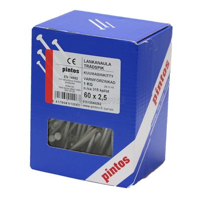 Nael 60 mm kuumtsingitud 1 kg pakk