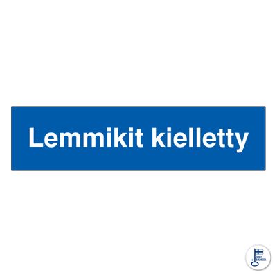 Lemmikloomad keelatud Lemmikloomad keelatud