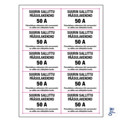 Sulavkleeplileht 50A