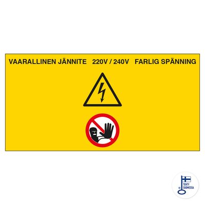 Ohtlik pinge Farlig spänning Ohtlik pinge Farlig spänning