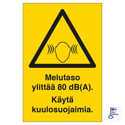 Müra tase ületab 80 dB. Kasutage kõrvakaitsmeid. Müra tase ületab 80 dB. Kasutage kõrvakaitsmeid.