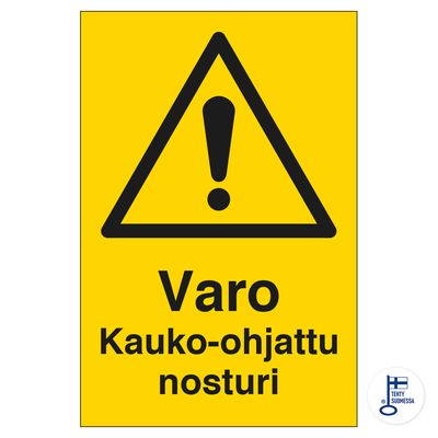 Ole ettevaatlik kaugjuhtimispuldiga kraana Ole ettevaatlik kaugjuhtimispuldiga kraana
