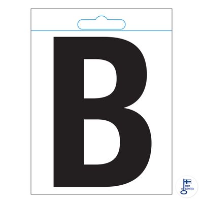 Lahtine täht B Kleebis 100mm Lahtine täht B Kleebis 100mm