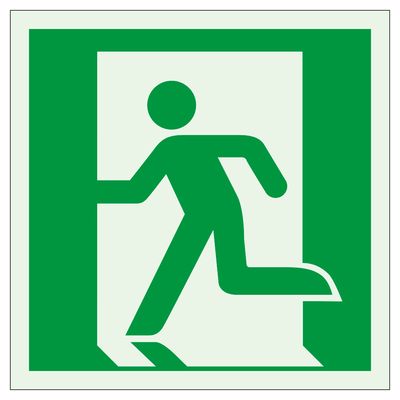 Väljapääs (vasak) järeltulev valgus Väljapääs (vasak) järeltulev valgus