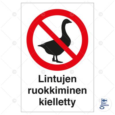 Lindude toitmine keelatud