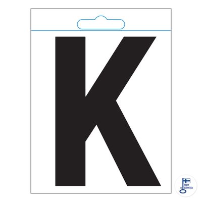 Lahtine täht K kleebis 100 mm Lahtine täht K kleebis 100 mm