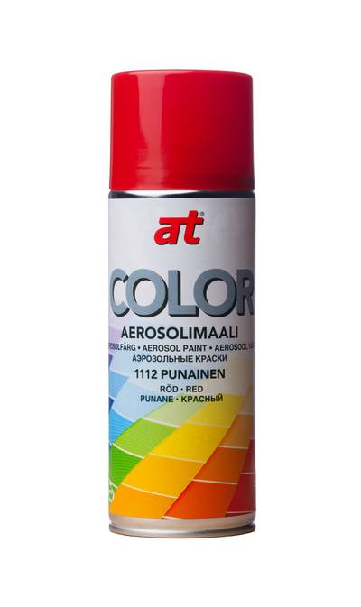 Aerosoolvärv punane 520ml