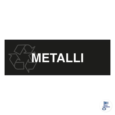 Jäätmekonteineri kleebis Metall Jäätmekonteineri kleebis Metall