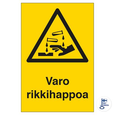 Ole ettevaatlik väävelhappega Ole ettevaatlik väävelhappega