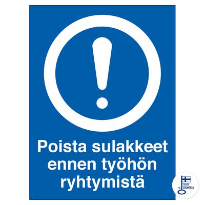 Eemalda kaitsmed enne töö alustamist Eemalda kaitsmed enne töö alustamist