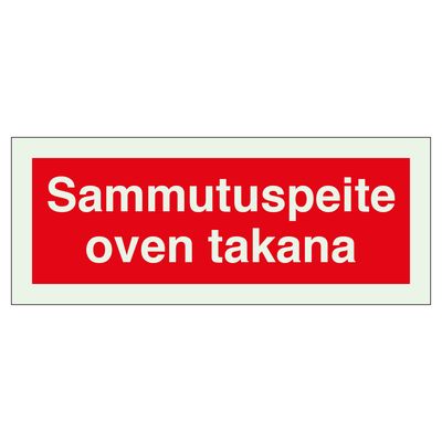 Põletuskate ukse taga, järelvalgustusega Põletuskate ukse taga, järelvalgustusega