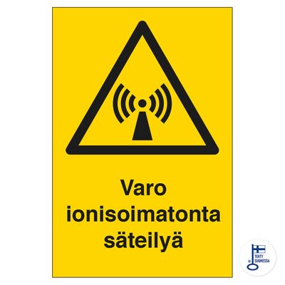 Hoiatage ioniseerimata kiirguse eest Hoiatage ioniseerimata kiirguse eest