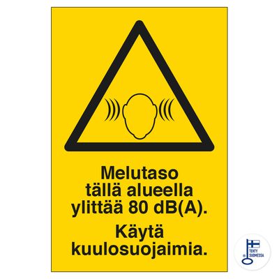 Sellel alal ületab müratase 80 dB... Sellel alal ületab müratase 80 dB...