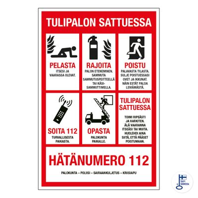 Tulekahju korral