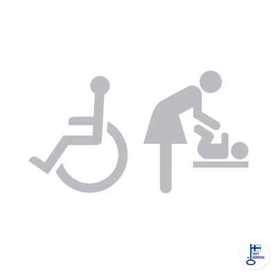KP WC sümbolitarrad Inva ja Lastehoid 70x80TA