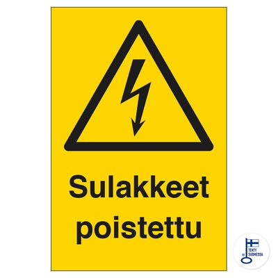 Kaitsmed eemaldatud Kaitsmed eemaldatud