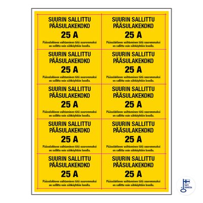 Sulavkleebise leht 25A