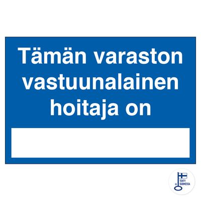 Selle laoseisu eest vastutav hooldaja on Selle laoseisu eest vastutav hooldaja on