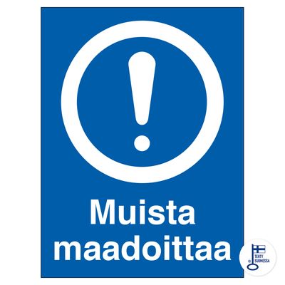 Ära unusta maandamist Ära unusta maandamist